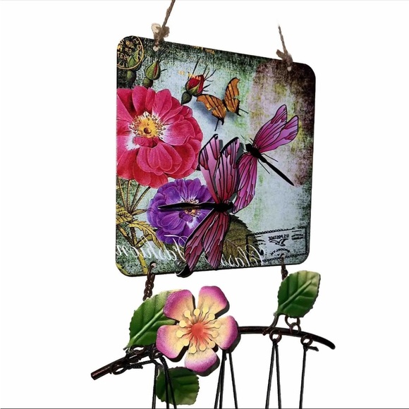 New Dragonfly and Butterfly Wind Chime - Picture 4 of 10